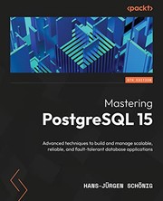 Cover of Mastering PostgreSQL 15