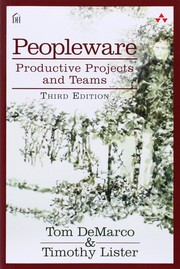 Cover of Peopleware: Productive Projects and Teams