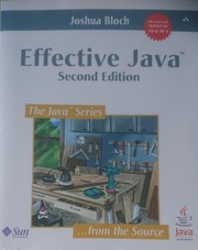 Cover of Effective Java